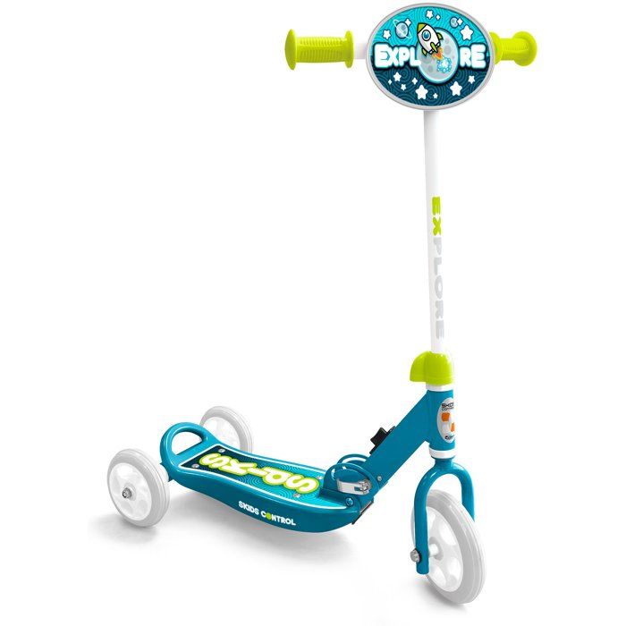 STAMP Folding 3-Wheel Scooter - Skids Control Explore - Blue