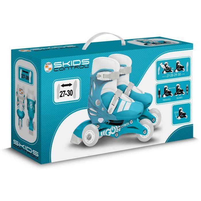 STAMP 2-in-1 Inline Skates - SKIDS CONTROL - Size 27-30 - Unisex
