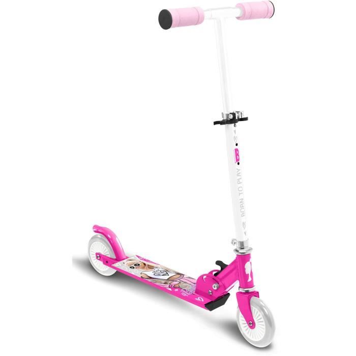 STAMP - Folding Scooter - Barbie - For Ages 4+ - ABEC 5 Bearings