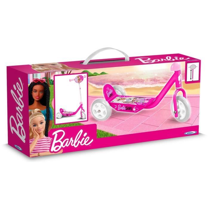 STAMP - 3-Wheel Scooter - Barbie - Adjustable Handlebar - For Ages 2+