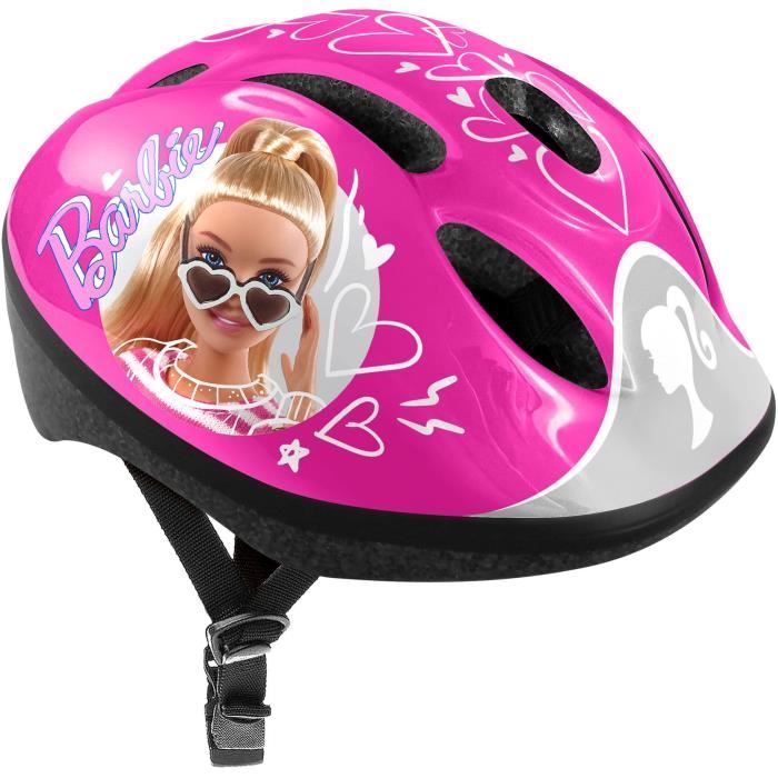 STAMP Helmet + Elbow/Knee Pads - Barbie - Pink - Child
