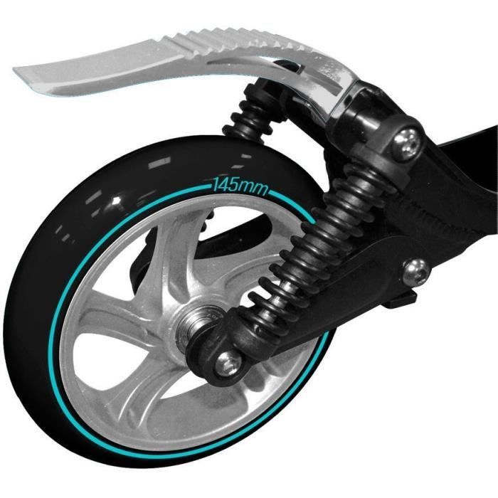 SKIDS CONTROL CARBON Adjustable Folding Scooter - Dual Suspension - 145 mm Wheels - JK525145