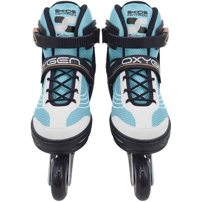 SKIDS CONTROL OXYGEN Adjustable Semi-Soft Inline Skates - Size 38-41 - OX794302