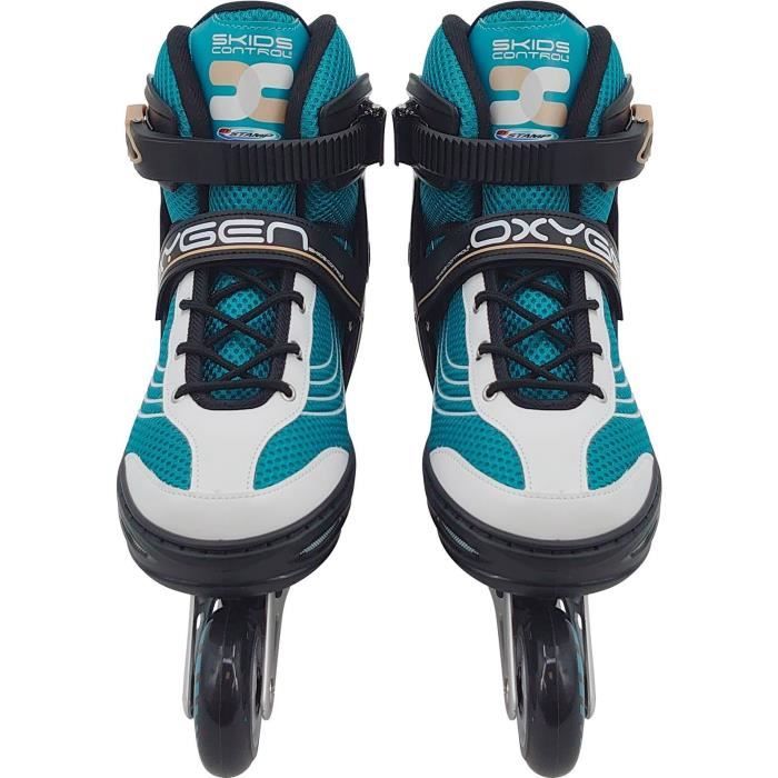 SKIDS CONTROL OXYGEN Adjustable Semi-Soft Inline Skates - Size 42-45 - OX794303