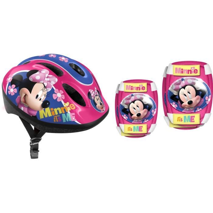 DISNEY MINNIE Combo Helmet + Knee Pads + Elbow Pads