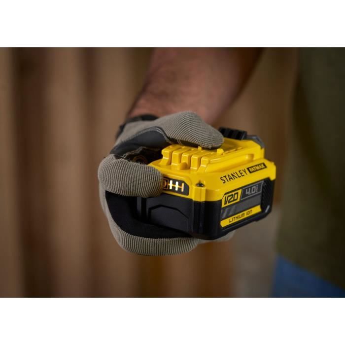 Kit 1 LITHIUM-ION 18V 4Ah battery and 2Ah Charger V20 Range - STANLEY Fatmax SFMCB14M1-QW
