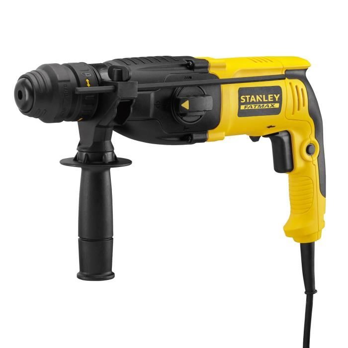 STANLEY FATMAX V20 SDS+ Corded Rotary Hammer Drill - 800W - SFMEH210K-QS - with accessories