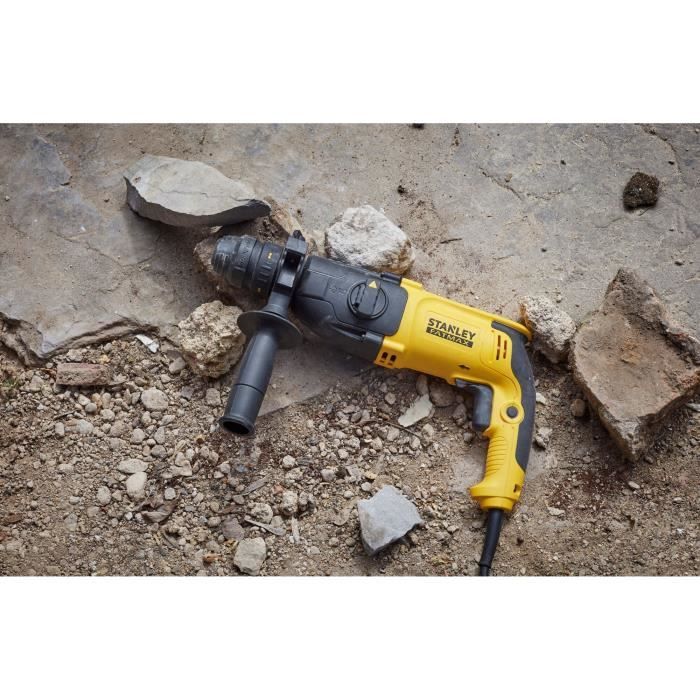 STANLEY FATMAX V20 SDS+ Corded Rotary Hammer Drill - 800W - SFMEH210K-QS - with accessories