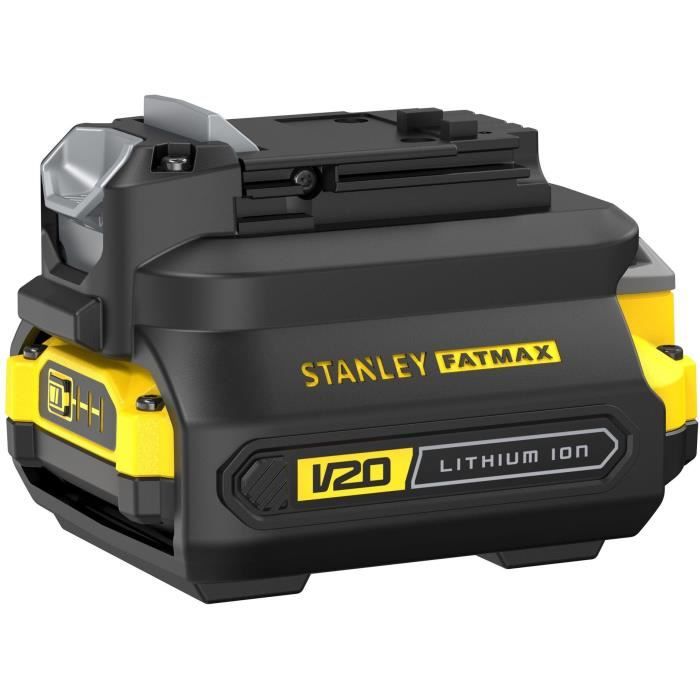 STANLEY FATMAX V20 Battery Adapter - SFMCB100-XJ - For 18V Tools