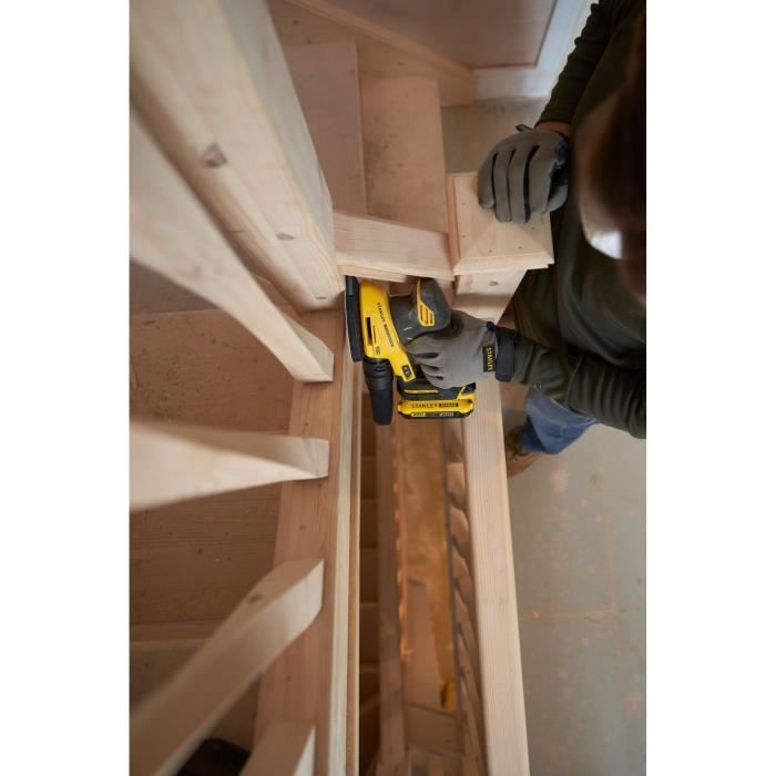 STANLEY FATMAX V20 Cordless Finishing Sander - 18V - SFMCW221B-XJ - 100 x 140 mm