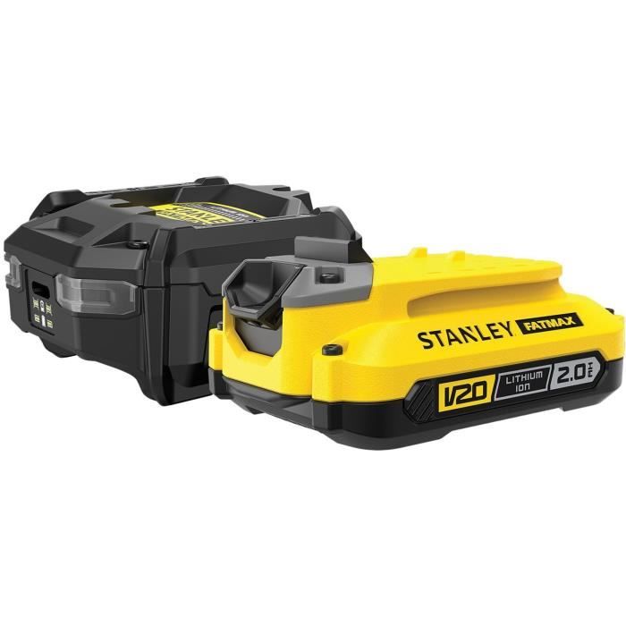 STANLEY FATMAX Starter Kit - 18V 2Ah Battery + 1.25A Charger SFMCB10D1-QW