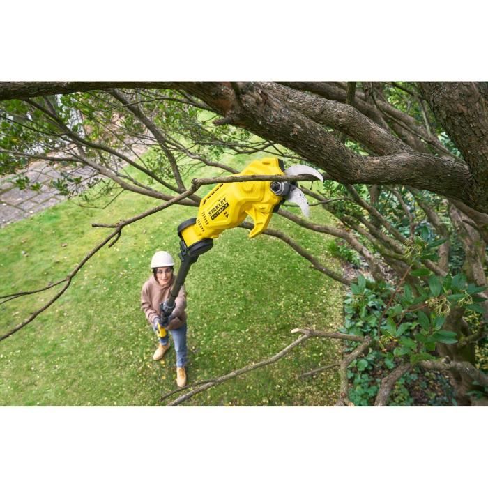 Stanley Fatmax Cordless Pole Pruner + 2Ah Battery + Charger - SFMCPP632D1-QW - 18V
