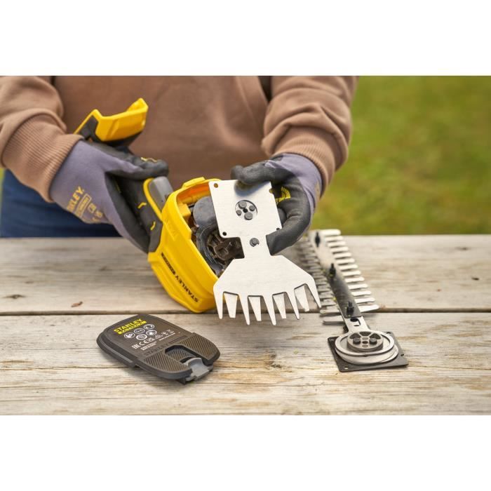 Stanley Fatmax Cordless Hedge Trimmer STCSS20B-XJ - 18V - Interchangeable Blades