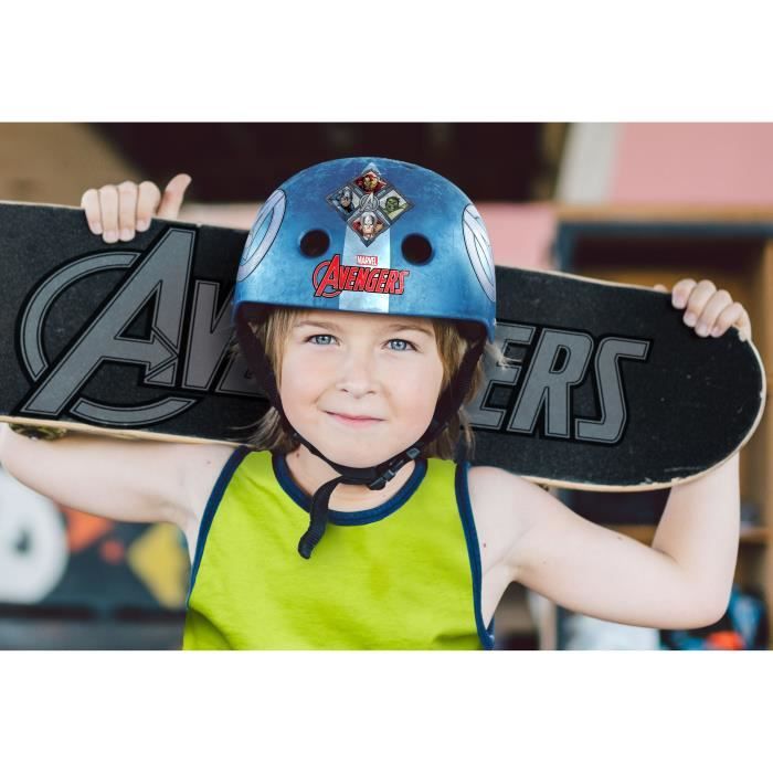 Avengers Skate Helmet - Size 54-60 cm - Child - Black