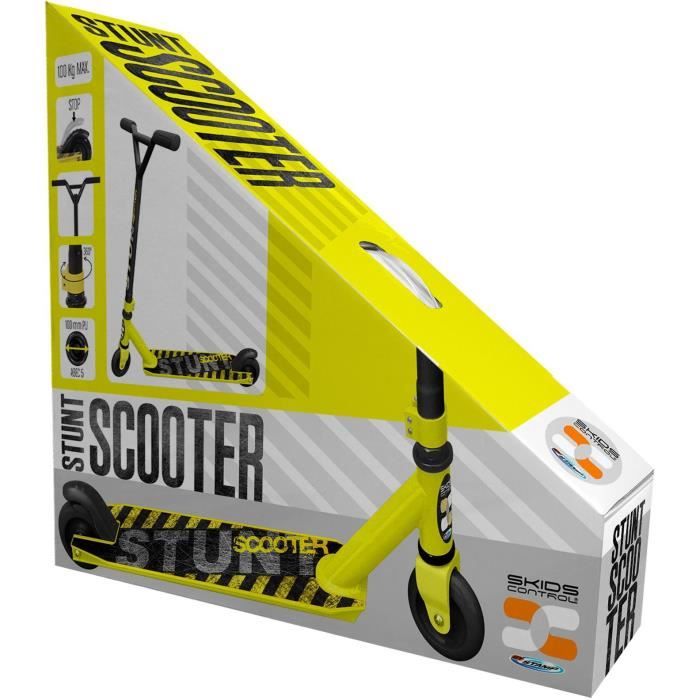 STAMP Yellow Freestyle Scooter - Ideal for Boys Aged 4 and Up