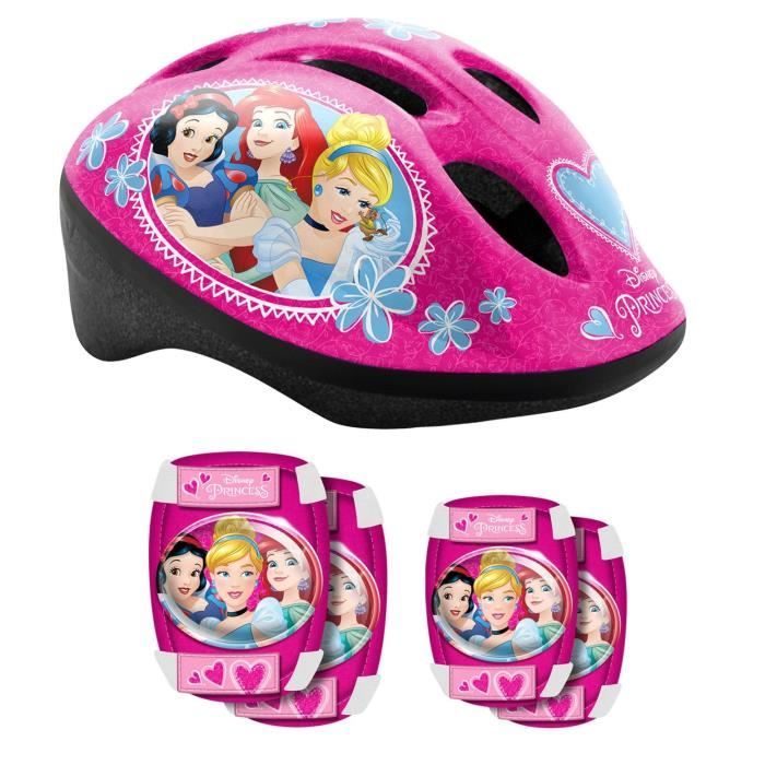 DISNEY PRINCESSES Helmet + Elbow/Knee Pads Set