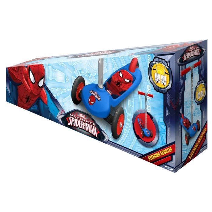 STAMP 3-Wheel Scooter SPIDERMAN Steering Twist for Boys 2+