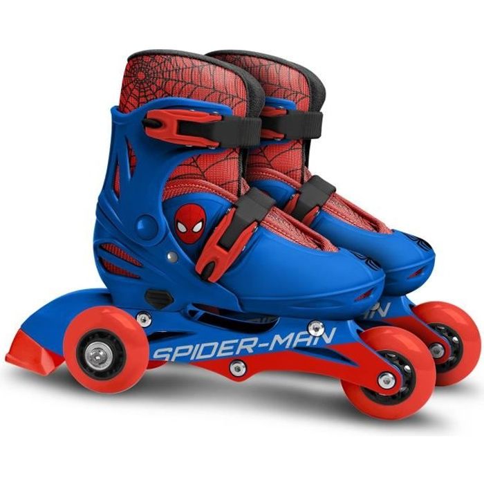 SPIDERMAN Adjustable Inline Skates Size 27-30