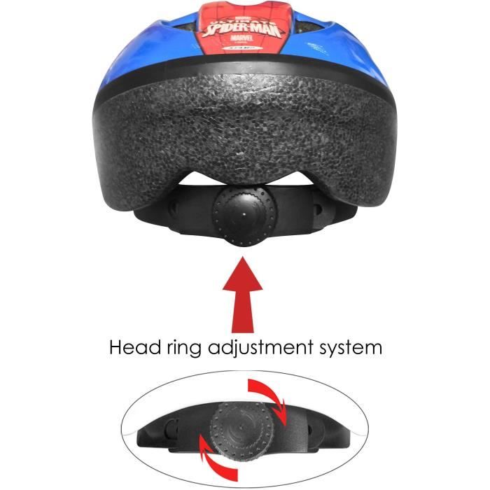 STAMP Helmet + Elbow/Knee Pads - Spider-Man - Adjustable Size