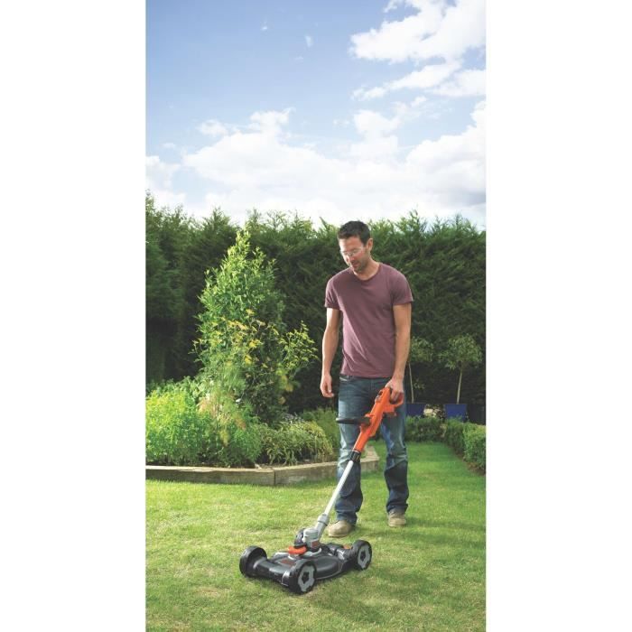 BLACK & DECKER 3in1 Cordless Tool 28 cm 18V Lawn Mower 28cm18V