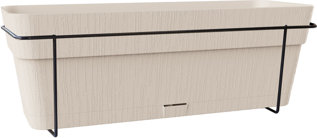 STEFANPLAST Balcony Planter ETHICA 9 L 50x18x17 cm Chalk h17