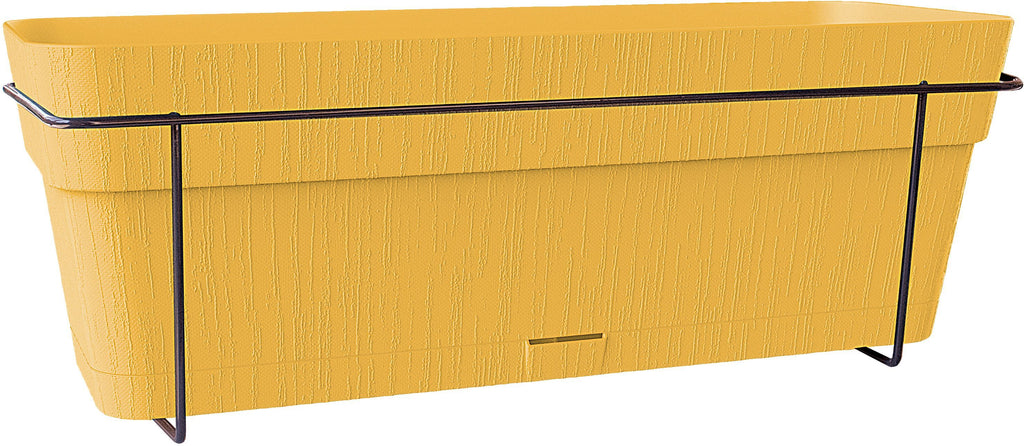 STEFANPLAST Balconniere ETHICA - 9 L - 50x18x17 cm - Mustard h17
