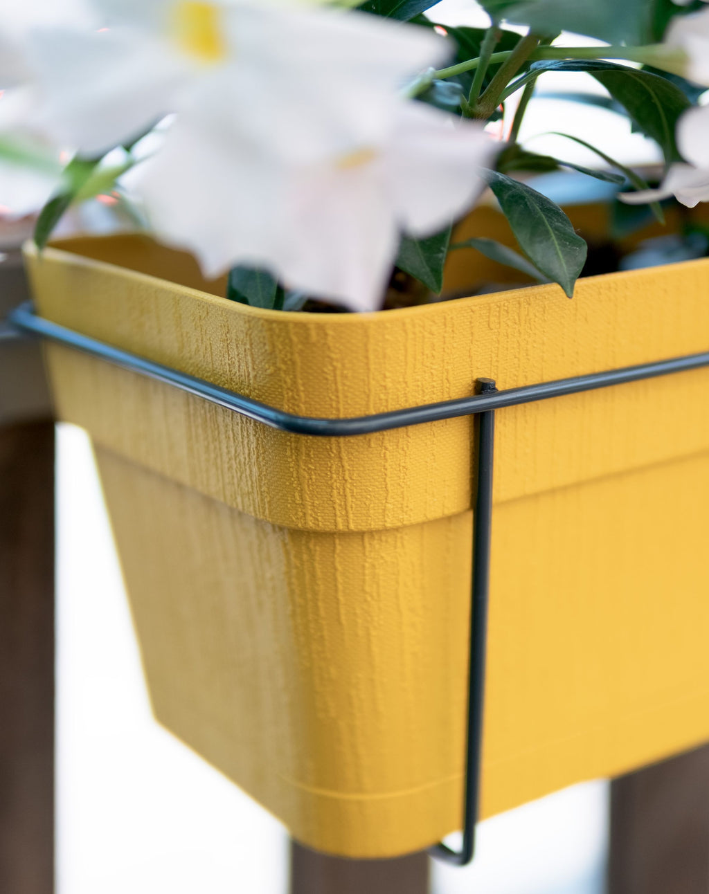 STEFANPLAST Balconniere ETHICA - 9 L - 50x18x17 cm - Mustard h17