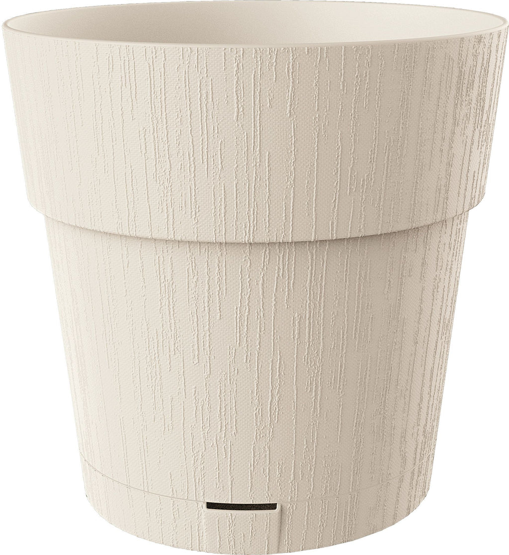 STEFANPLAST ETHICA Flower Pot - 2 L - 40x39 cm - With Water Reservoir - White h39