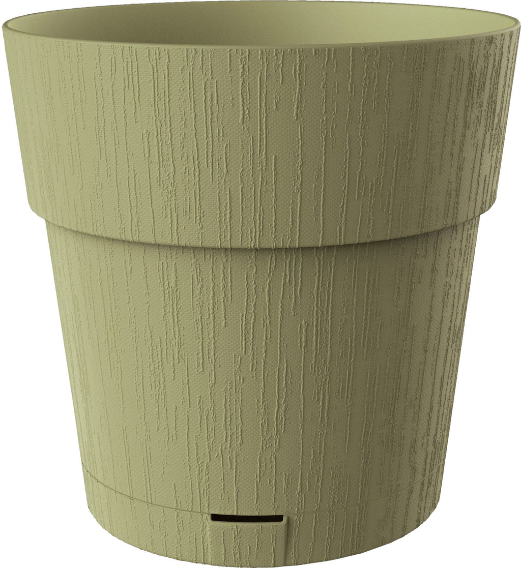 STEFANPLAST ETHICA Flower Pot - 2 L - 40x39 cm - With Water Reservoir - Olive Green h39