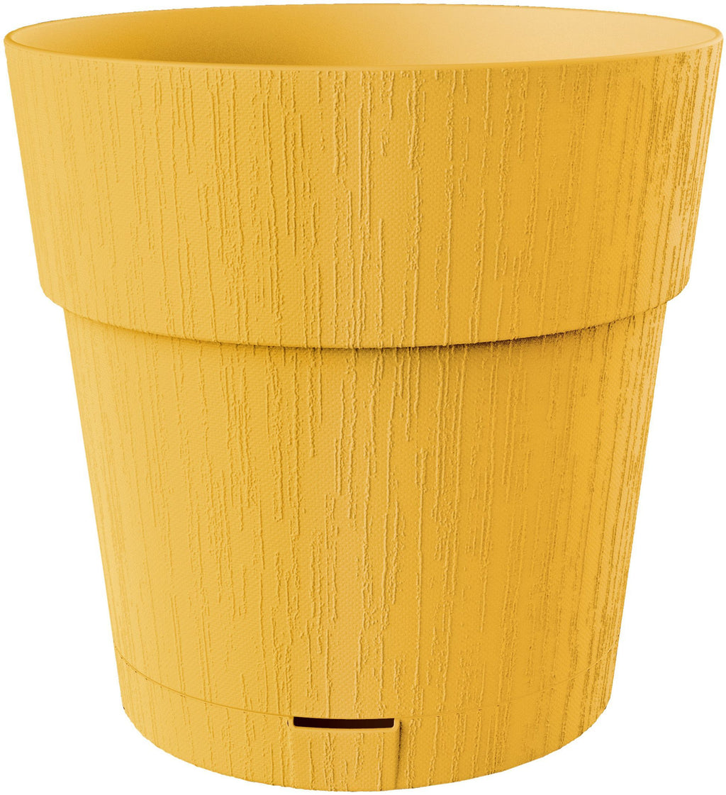 STEFANPLAST ETHICA Flower Pot - 2 L - 40x39 cm - With Water Reservoir - Mustard h39