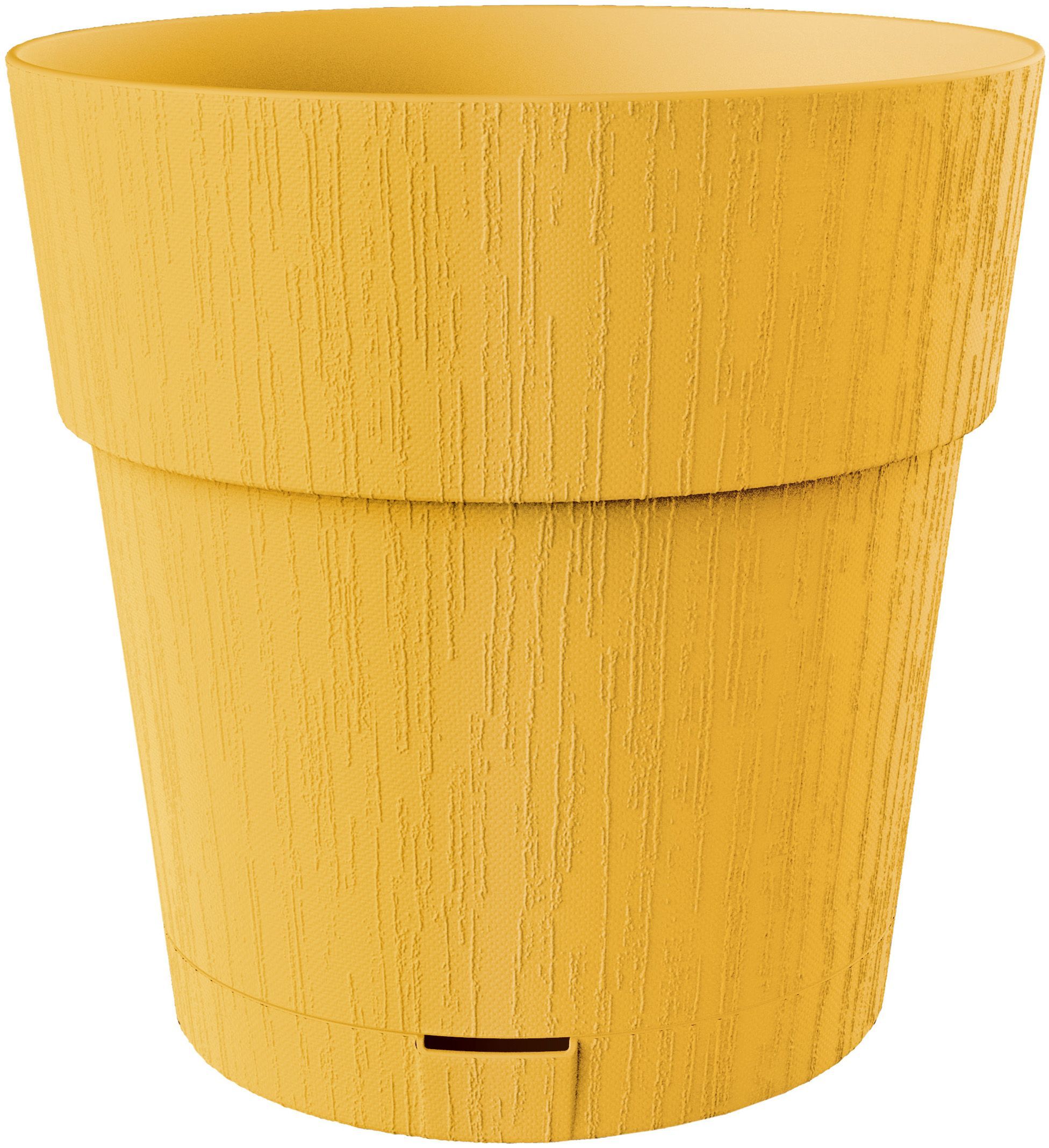 STEFANPLAST ETHICA Flower Pot - 2 L - 40x39 cm - With Water Reservoir - Mustard h39