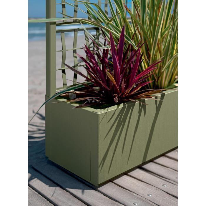 STEFANPLAST ETHICA Rectangular Flower Box/Planter - 80 L - 80x36xh 35 cm - Graphite