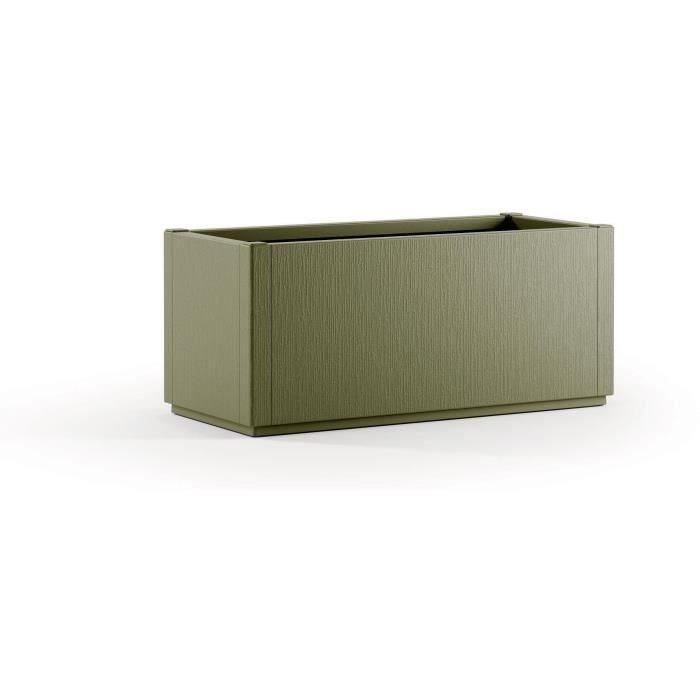 STEFANPLAST ETHICA Rectangular Flower Box/Planter - 80 cm - 100x43x35 cm - Green