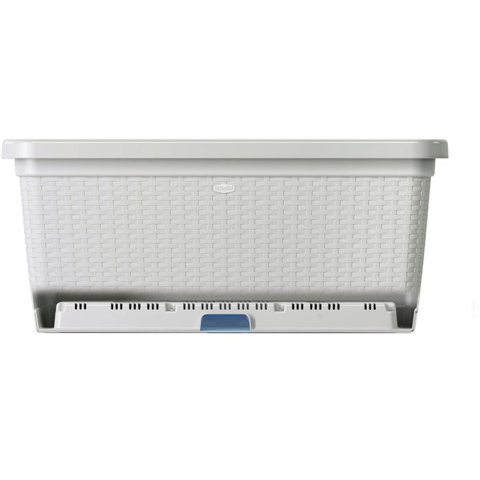 STEFANPLAST Natural Planter - 66 L - 80x40x34 cm - Stone Grey