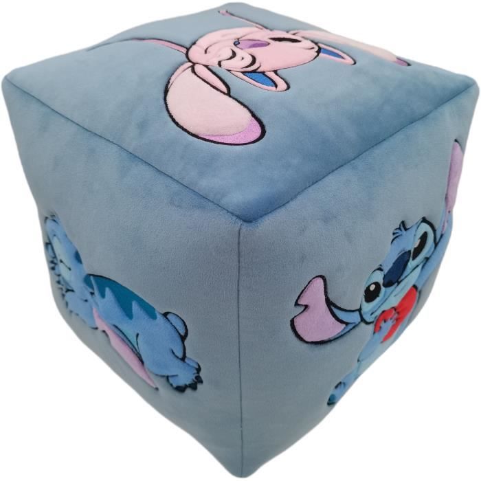 Lilo & Stitch Cube Cushion - Microfiber - 25 x 25 x 25 cm