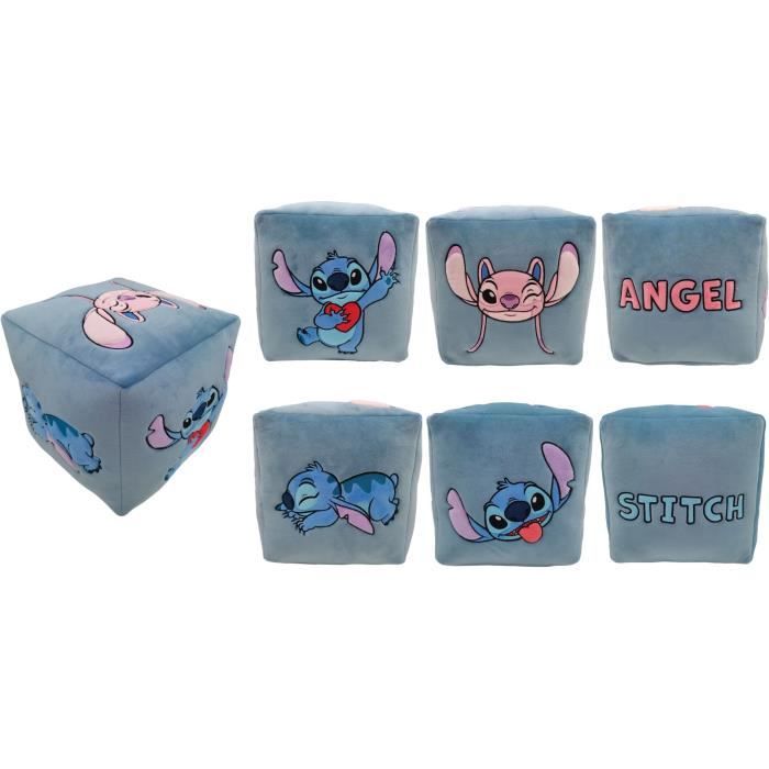 Lilo & Stitch Cube Cushion - Microfiber - 25 x 25 x 25 cm