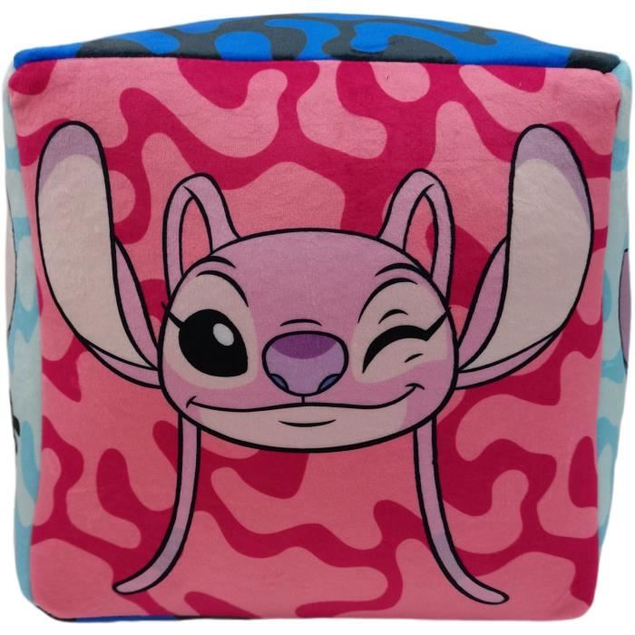 Disney Premium Cube Cushion Lilo & Stitch, Microfiber, 25 x 25 x 25 cm