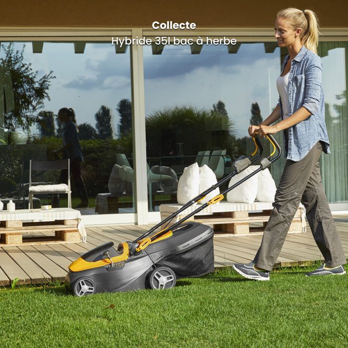 STIGA Collector 136e Kit Lawn Mower - Battery Operated