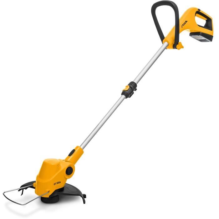 STIGA GT 100e Grass Trimmer Kit - 25 cm Cutting Width - Includes Alpina E-Power 20V Battery