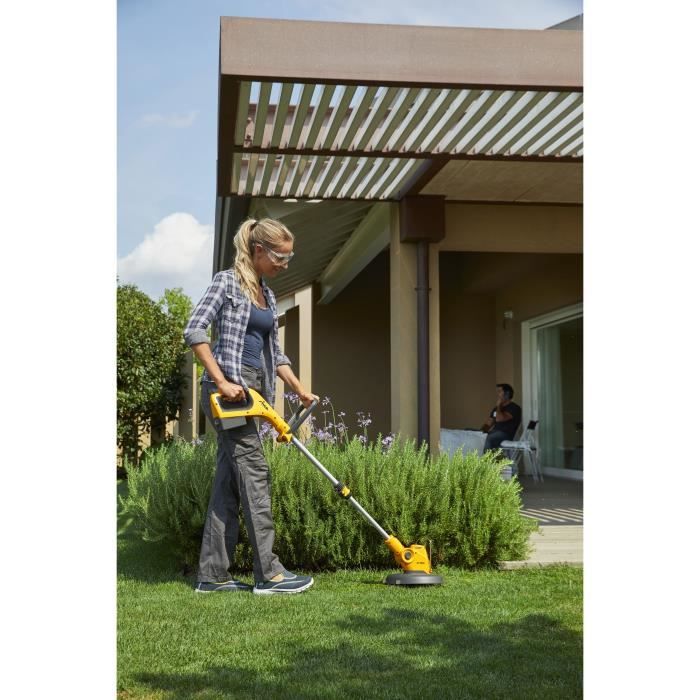 STIGA GT 100e Grass Trimmer Kit - 25 cm Cutting Width - Includes Alpina E-Power 20V Battery