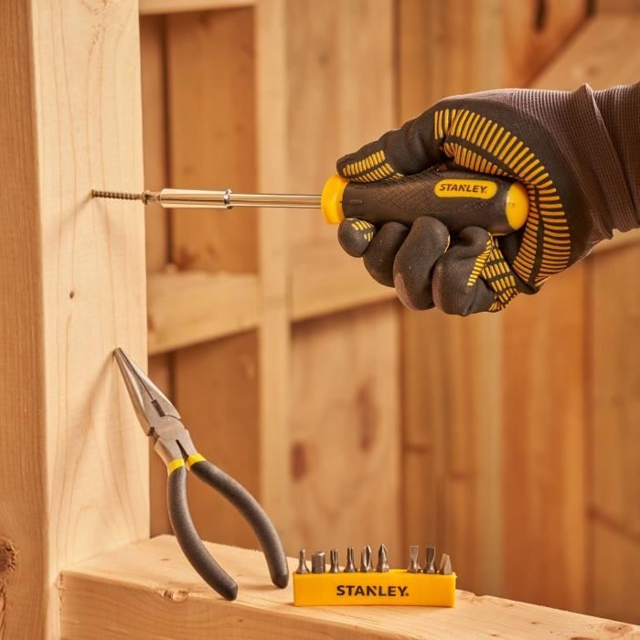 STANLEY Tool Set - STMT0-74101 - 38 Pieces - Metal - Black