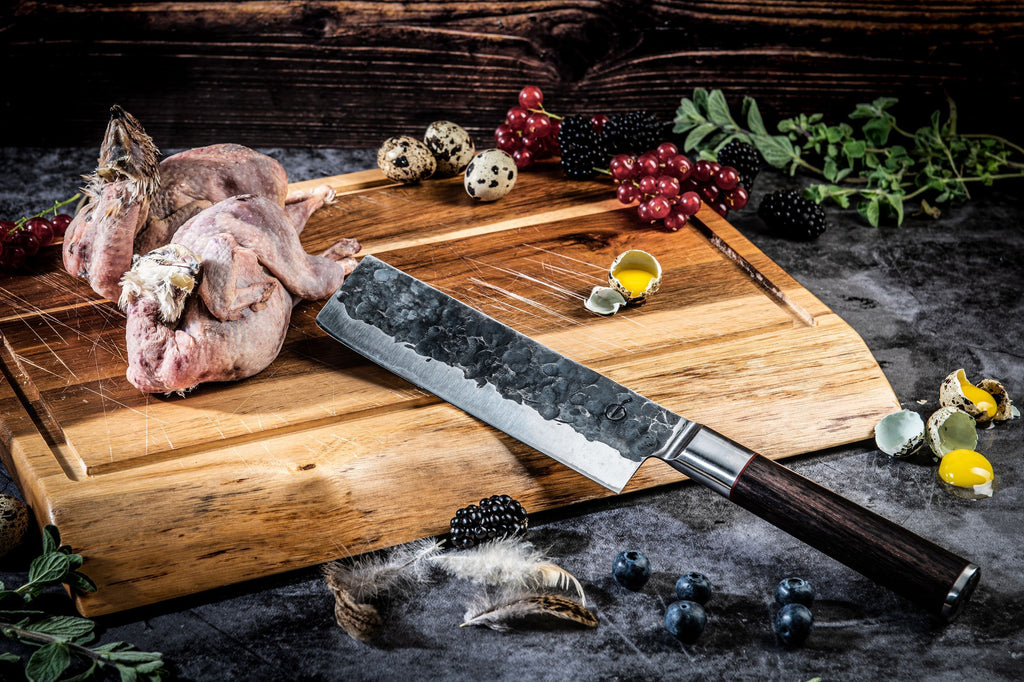 Style de Vie Non-slip Cutting Board - Acacia - 50 x 35 x 3 cm - With Groove and Handle