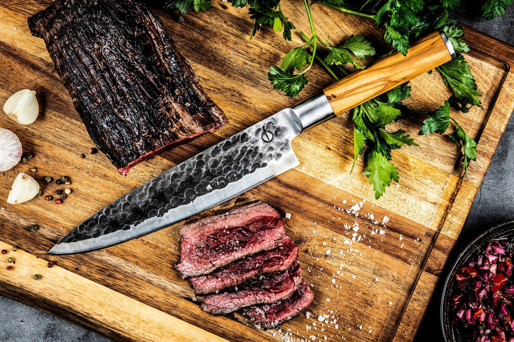 Style de Vie Non-slip Cutting Board - Acacia - 50 x 35 x 3 cm - With Groove and Handle