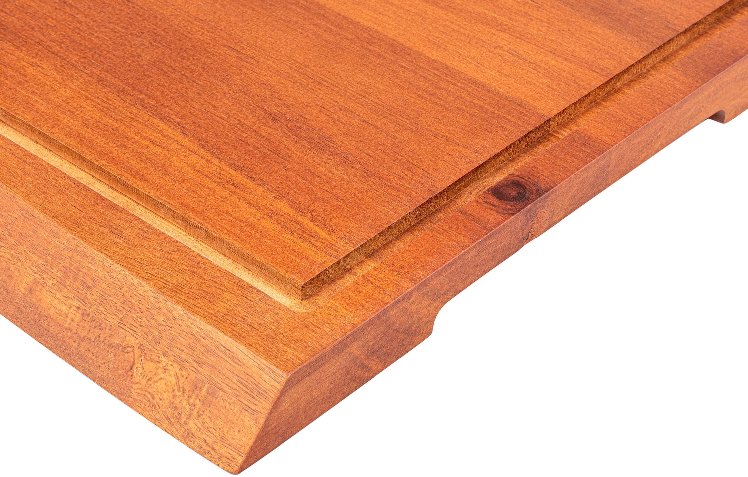 Style de Vie Non-slip Cutting Board - Acacia - 50 x 35 x 3 cm - With Groove and Handle