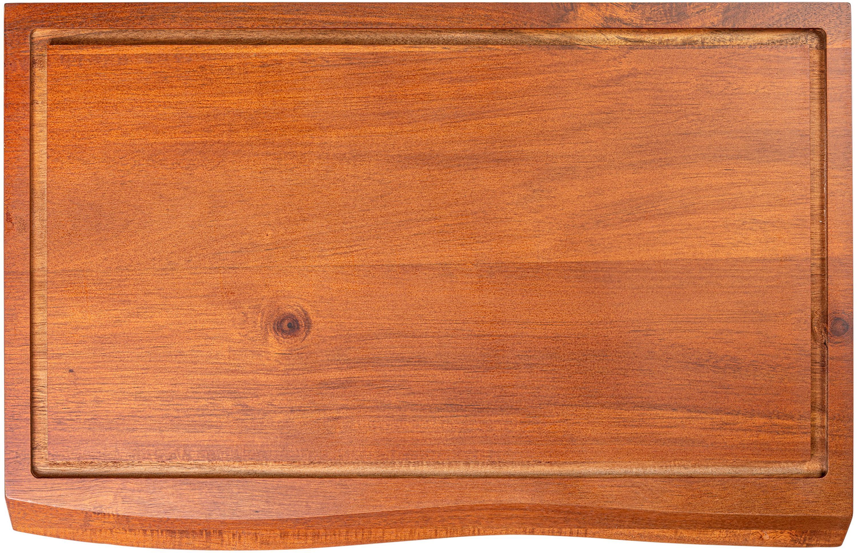 Style de Vie Non-slip Cutting Board - Acacia - 50 x 35 x 3 cm - With Groove and Handle