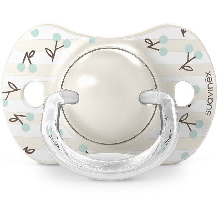 SUAVINEX Symmetrical Pacifiers - Pack of 2 - 0 to 6 months - Birdies - Green