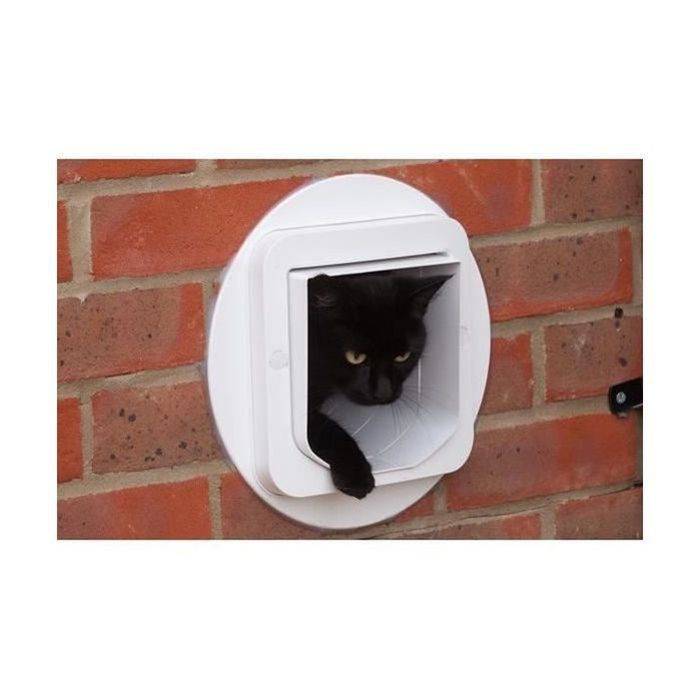 SUREFLAP Large Smart Microchip Cat Flap - White - 178 mm x 170 mm
