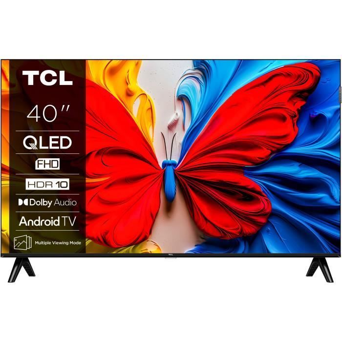 TCL 40S51K - QLED TV 40" (102 cm) - Full HD 1920x1080 - HDR10 - Android TV 2xHDMI