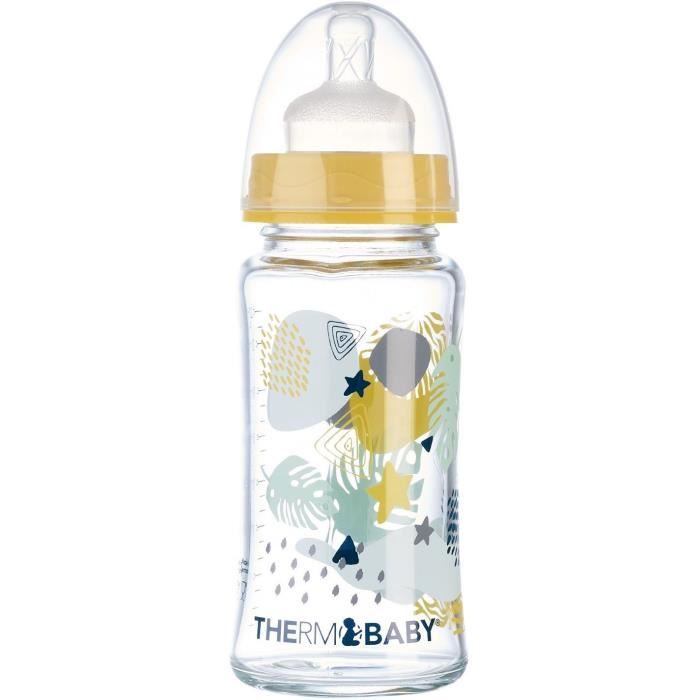 THERMOBABY 230 ml Glass Baby Bottle Anti-Colic