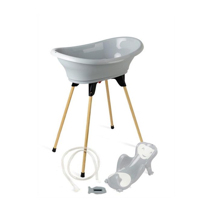 THERMOBABY VASCO 5-in-1 Bath Pack - Charming Grey - Made in France